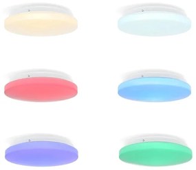 Nedis WIFILAC35WT - LED RGBW Lampada dimmerabile LED/18W/230V 2700-6500K IP44 Wi-Fi