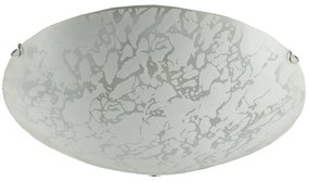Plafoniera neoclassico Ice bianco IP20, 3XE27