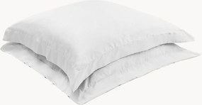 Set di 2 federe in raso di cotone White