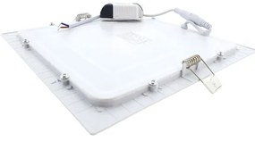 LED Suspended soffitto chiaro SQUARE LED/18W/230V 2700K