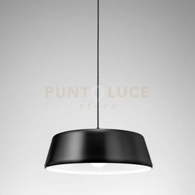 Blanca s/p - lampadario a sospensione nero 1 luce attacco e27 in al...