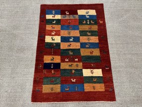 Gabbeh Tappeto persiano 80 x 110 (Iran) Annodato A Mano