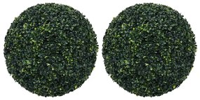 Sfere Di Bosso Artificiale 2 Pz 52 Cm /