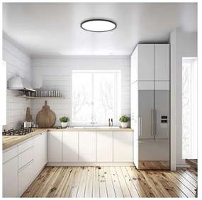 Plafoniera LED FLORI LED/18W/230V 4000K nero diametro 29 cm