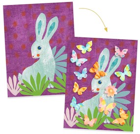 Gioco d'arte con la carta - animali della foresta