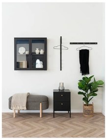 Panchina marrone con rivestimento in bouclé Branca – House Nordic