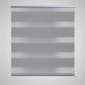 Tenda A Rullo Oscurante Zebra 80x175cm Grigia /