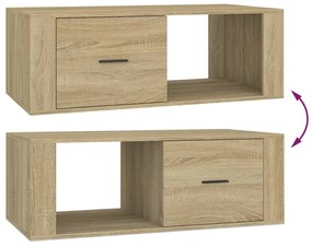 Tavolino Salotto Rovere Sonoma 100x50,5x35 cm Legno Multistrato