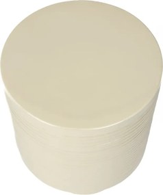 Tavolino rotondo in metallo ø 35 cm Sven – White Label