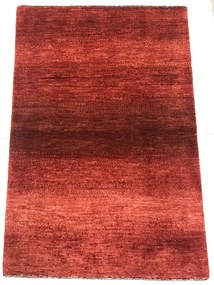 Loribaft Tappeto 90x130 Rosso (Iran) Annodato A Mano