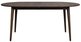 Tavolo da pranzo pieghevole in rovere marrone scuro 105x170 cm Tyler - Rowico