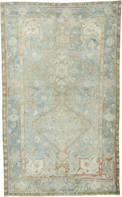 Hamedan Tappeto 240 x 150 Blu (Iran) Annodato A Mano