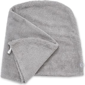 Asciugacapelli in cotone grigio ad asciugatura rapida in set da 2 20x13 cm Quick Dry - Catherine Lansfield