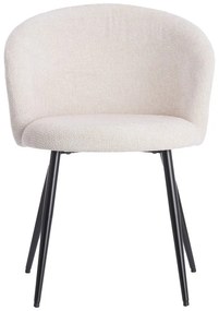 Set di sedie da pranzo color crema in metallo 2 pz Radaja – Light &amp; Living