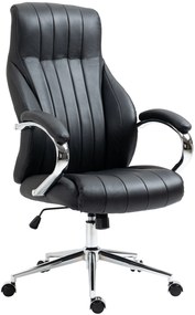 Poltrona Direzionale İn Pelle Wigan - Eleganza E Comfort Al Top / Schwarz