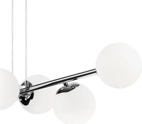 Brilagi - Lampadario a sospensione con cavo MALONY 6xE14/20W/230V cromo lucido