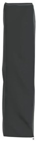 Copertura per stufa a piramide nera 58x58x228 cm 420d oxford