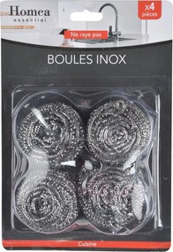 Stracci per piatti in acciaio in set da 12 pezzi - Homéa