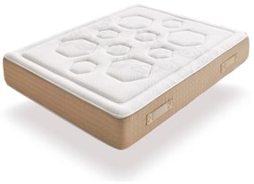 Materasso termoregolante reversibile a molle dure/medie 140x190 cm Hexaflex Bagged Springs Gel - Moonia