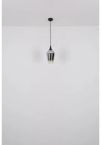 Globo 15552H3 - Lampadario a sospensione con filo LAVUS 1xE27/60W/230V diametro 18 cm nero