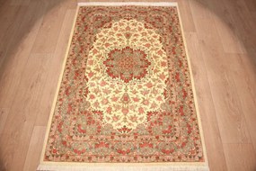 Ghom Tappeto 150 x 100 (Iran) Annodato A Mano