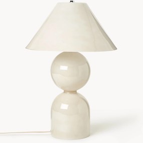 Lampada da tavolo grande in vetro con paralume orientabile Danielle