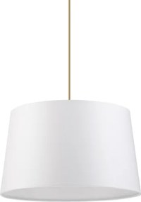 Lampada sospesa su cavo AIDA 1xE27/60W/230V Ø 35 cm rovere/marrone/bianco