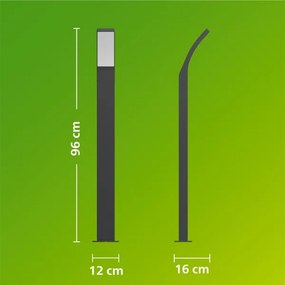 Philips - Lampada da esterno LED SPLAY LED/4,3W/230V 2700K 96 cm IP44