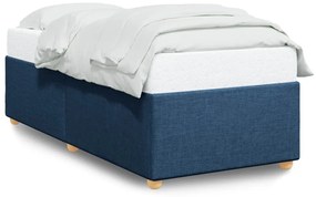 Giroletto Senza Materasso Blu 90x200 Cm İn Tessuto /