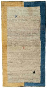 Gabbeh Tappeto persiano 160x80 Beige (Iran) Annodato A Mano
