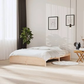 Giroletto Senza Materasso İn Legno Massello 160x200 Cm /