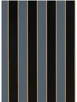 Osborne & Little Tapete Regency Stripe - Midnight/ Bronze