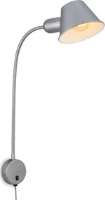 Briloner 2089-014 - Lampada da parete flessibile BRELLO 1xE27/10W/230V cromo opaco