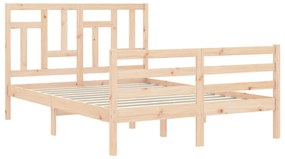 Giroletto con testiera 120x200 cm in legno massello