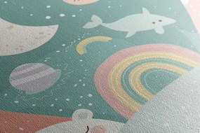 Quadro su tela – Per bambini: dal regno degli animali