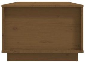 Tavolino da Salotto Miele 100x50x35 cm Legno Massello di Pino