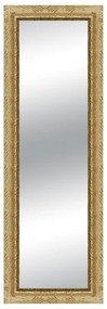 Specchio rettangolare in legno oro 68 x 168 cm