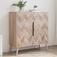 Credenza Rovere Sonoma 80x38,5x88 cm in Legno Multistrato 377413