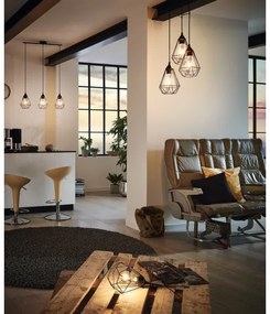 Eglo 94191 - Lampadario TARBES 3xE27/60W/230V