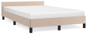 Giroletto Senza Materasso Cappuccino 120x190 Cm İn Similpelle /
