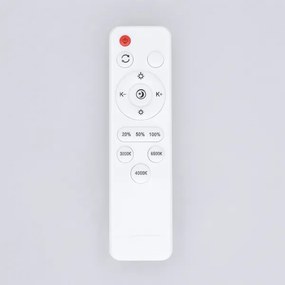 Brilagi - Lampada LED dimmerabile MATTEO LED/48W/230V 3000-6500K Ø 41 cm rosso + telecomando