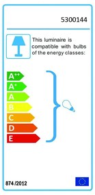 Apparecchio a sospensione nero , ø 48 cm Lena - White Label