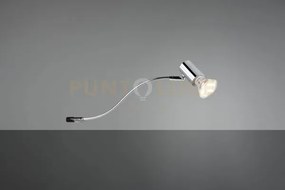 Giada h2o applique spot orientabile cromo da avvitare su specchio i...