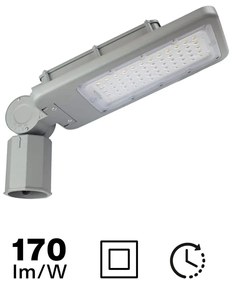Armatura Stradale 65W Programmabile1-10VClasse II con driver Philips Colore Bianco Freddo 5.000K