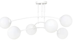 Lampadario a sospensione PREGOS 6 WHITE