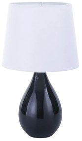 Lampada da tavolo Versa Camy Nero Ceramica (20 x 35 x 20 cm)