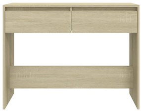 Tavolo consolle rovere sonoma 100x35x76,5 cm in truciolato