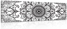 Quadro su tela – Ornamento bianco e nero