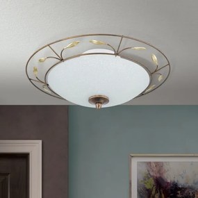 Orion DL 7-338/2 - Plafoniera LUCA 2xE14/40W/230V diametro 40 cm bronzo/patina