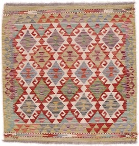 Kilim Tappeto orientale 100x100 (Afghanistan) Tessuto A Mano